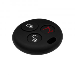 Husa pentru cheie Smart Fortwo,/Forfour (450, 451, 452) City - Techsuit Car Key Case (1008.10) - Black - Img 3