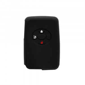 Husa pentru cheie Toyota Estima, Vellfire, Corolla - Techsuit Car Key Case (1015.03) - Black - Img 1