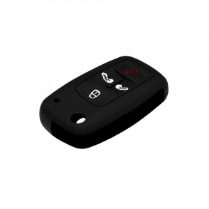 Husa pentru cheie VW Caravelle/Seat Alhambra - Techsuit Car Key Case (1001.09) - Black - Img 4