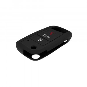 Husa pentru cheie VW Passat, Polo, Caddy, Jetta, Eos - Techsuit Car Key Case (1001.02) - Black - Img 4