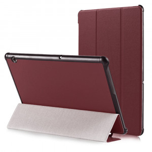 Husa pentru Huawei Mediapad T5 10.1 2018 W09/W19/L03/L09 - Techsuit FoldPro - Red - Img 1
