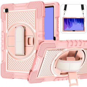 Husa pentru Samsung Galaxy Tab A7 10.4 (2020 / 2022) - Techsuit StripeShell 360 - Pink - Img 1
