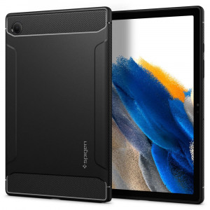 Husa pentru Samsung Galaxy Tab A8 10.5 inch SM-X200/SM-X205 - Spigen Rugged Armor - Black - Img 1