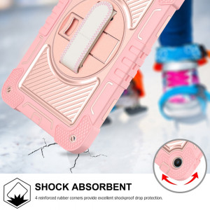 Husa tableta Huawei MatePad SE 10.4 - Techsuit StripeShell 360 - Pink - Img 4