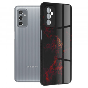 Husa telefon Galaxy M52 5G - Techsuit Glaze Series - Red Nebula - Img 1