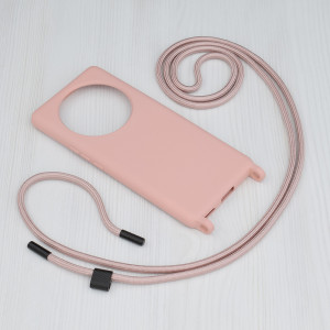 Husa telefon Honor Magic5 Lite - Techsuit Crossbody Lanyard - Pink - Img 2