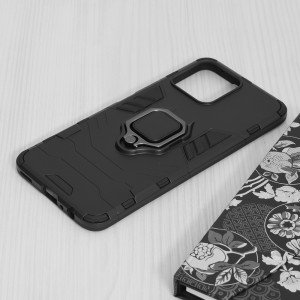 Husa telefon Honor X8 - Techsuit Silicone Shield - Black - Img 4