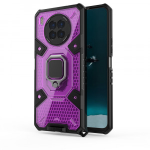 Husa telefon Huawei nova 8i / Honor 50 Lite - Techsuit Honeycomb Armor - Rose-Violet - Img 2