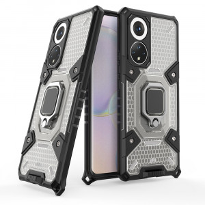 Husa telefon Huawei nova 9 / Honor 50 - Techsuit Honeycomb Armor - Black - Img 1