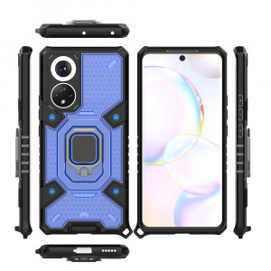Husa telefon Huawei nova 9 / Honor 50 - Techsuit Honeycomb Armor - Blue - Img 3