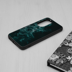 Husa telefon Huawei P50 - Techsuit Glaze Series - Blue Nebula - Img 4
