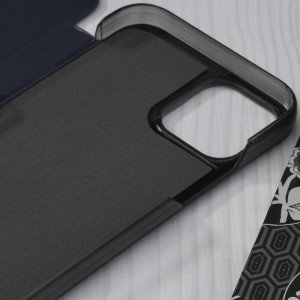 Husa telefon iPhone 12 / 12 Pro - Techsuit eFold Series - Dark Blue - Img 3
