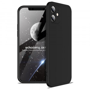 Husa telefon Iphone 12 Mini + Folie - GKK 360 - Black - Img 2