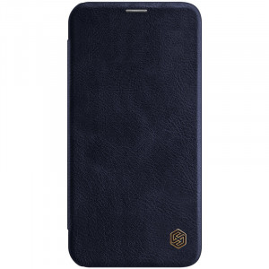 Husa telefon iPhone 12 mini - Nillkin QIN Leather Case - Blue - Img 1