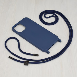Husa telefon iPhone 12 Pro Max - Techsuit Crossbody Lanyard - Blue - Img 2