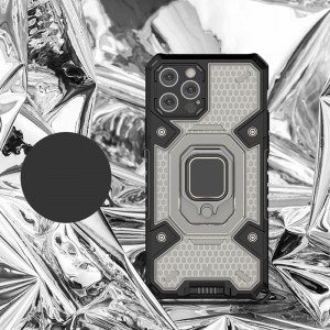 Husa telefon iPhone 12 Pro - Techsuit Honeycomb Armor - Black - Img 2