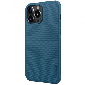 Husa telefon iPhone 13 Pro Max - Nillkin Super Frosted Shield Pro - Blue - Img 1