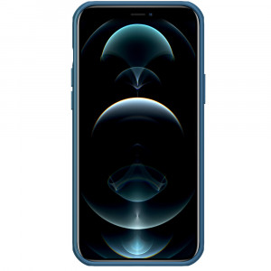 Husa telefon iPhone 13 Pro Max - Nillkin Super Frosted Shield Pro - Blue - Img 2