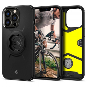 Husa telefon iPhone 13 Pro - Spigen Gearlock Bike Mount (GCF142) - Black - Img 1