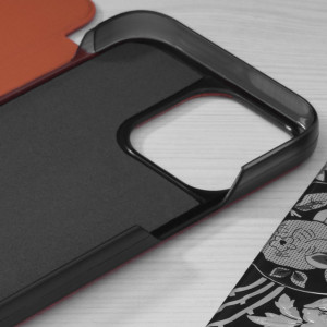 Husa telefon iPhone 13 Pro - Techsuit eFold Series - Orange - Img 3