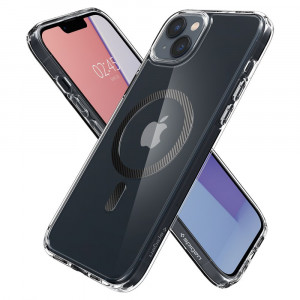 Husa telefon iPhone 14 Plus - Spigen Ultra Hybrid MagSafe - Carbon Fiber - Img 4