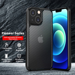 Husa telefon iPhone 14 Plus - Techsuit Carbon Fuse - Black - Img 3