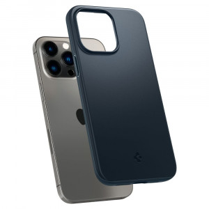 Husa telefon iPhone 14 Pro Max - Spigen Thin Fit - Metal Slate - Img 2