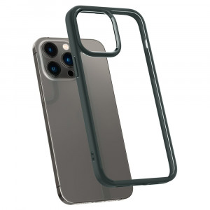 Husa telefon iPhone 14 Pro Max - Spigen Ultra Hybrid - Abyss Green - Img 2