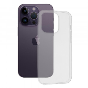Husa telefon iPhone 14 Pro - Techsuit Clear Silicone - Transparenta - Img 1
