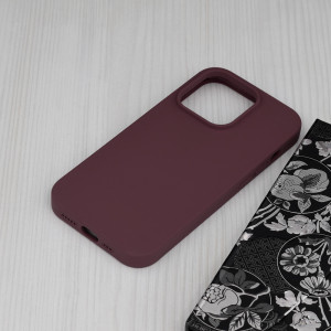 Husa telefon iPhone 14 Pro - Techsuit Soft Edge Silicone - Plum Violet - Img 3