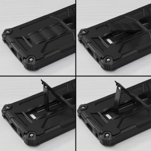 Husa telefon iPhone 15 Plus - Techsuit Blazor Series - Black - Img 4