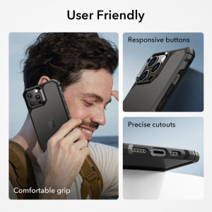Husa telefon iPhone 15 Pro - ESR Air Armor - Frosted Black - Img 4