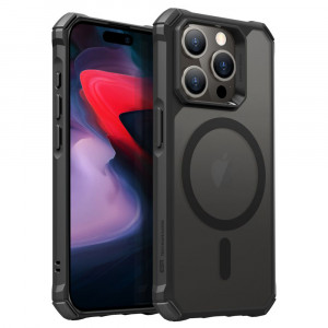 Husa telefon iPhone 15 Pro - ESR Air Armor HaloLock - Frosted Black - Img 2