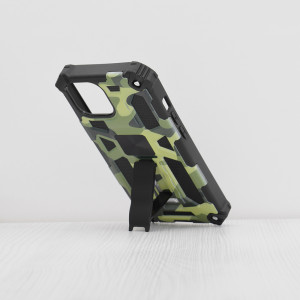Husa telefon iPhone 15 - Techsuit Blazor Series - Camo Lime - Img 3
