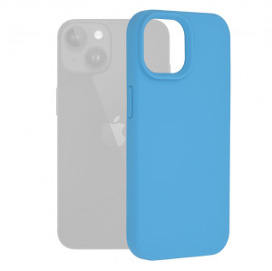Husa telefon iPhone 15 - Techsuit Soft Edge Silicone - Denim Blue - Img 1