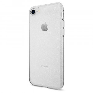 Husa telefon iPhone 7 / 8 / SE 2 / SE 3 - Spigen Liquid Crystal Glitter - Crystal Quartz - Img 2