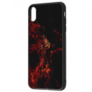 Husa telefon iPhone X / XS - Techsuit Glaze Series - Red Nebula - Img 4