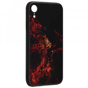 Husa telefon iPhone XR - Techsuit Glaze Series - Red Nebula - Img 2