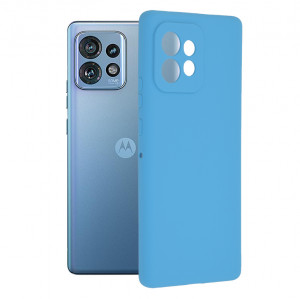 Husa telefon Motorola Edge 40 Pro - Techsuit Soft Edge Silicone - Denim Blue - Img 1