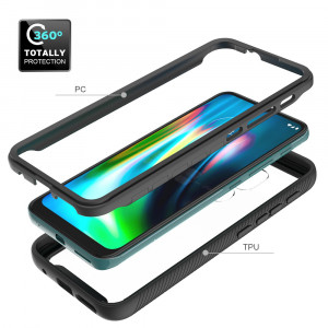 Husa telefon Motorola Moto E7 Plus / Moto G9 Play + Folie - Techsuit Defense360 Pro - Black - Img 2