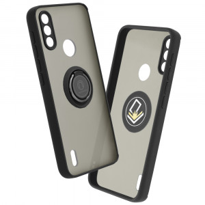 Husa telefon Motorola Moto E7 Power / Moto E7i Power - Techsuit Glinth - Black - Img 1