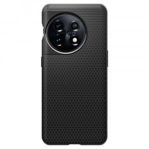 Husa telefon OnePlus 11 - Spigen Liquid Air - Matte Black - Img 4