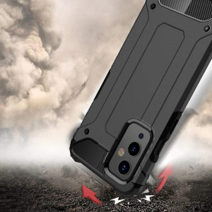 Husa telefon OnePlus 9 - Techsuit Hybrid Armor - Black - Img 4