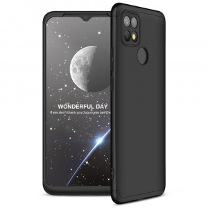 Husa telefon Oppo A15 / A15s + Folie - GKK 360 - Black - Img 2