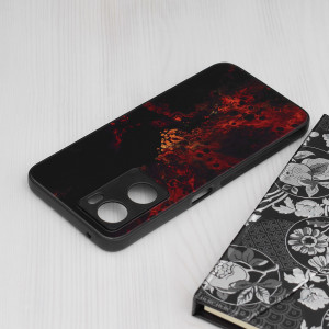 Husa telefon Oppo A57 4G / A57s / OnePlus Nord N20 SE - Techsuit Glaze Series - Red Nebula - Img 4