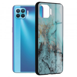 Husa telefon Oppo Reno4 Lite - Techsuit Glaze Series - Blue Ocean - Img 1