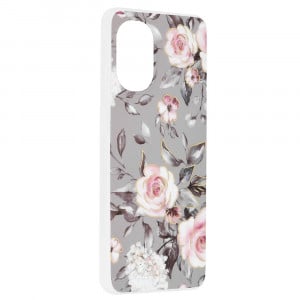 Husa telefon Oppo Reno7 Lite / Reno8 Lite / OnePlus Nord N20 5G - Techsuit Marble Series - Bloom of Ruth Gray - Img 2