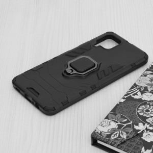 Husa telefon Samsung Galaxy A12 / A12 Nacho - Techsuit Silicone Shield - Black - Img 4