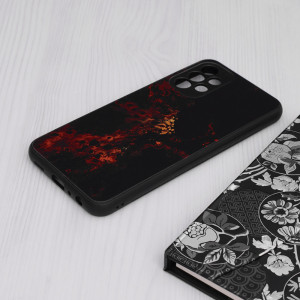 Husa telefon Samsung Galaxy A13 4G - Techsuit Glaze Series - Red Nebula - Img 3