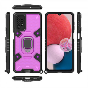 Husa telefon Samsung Galaxy A13 4G - Techsuit Honeycomb Armor - Rose-Violet - Img 2
